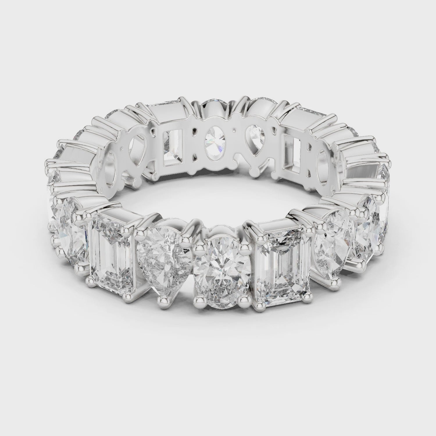 Valery Diamond Silver Ring