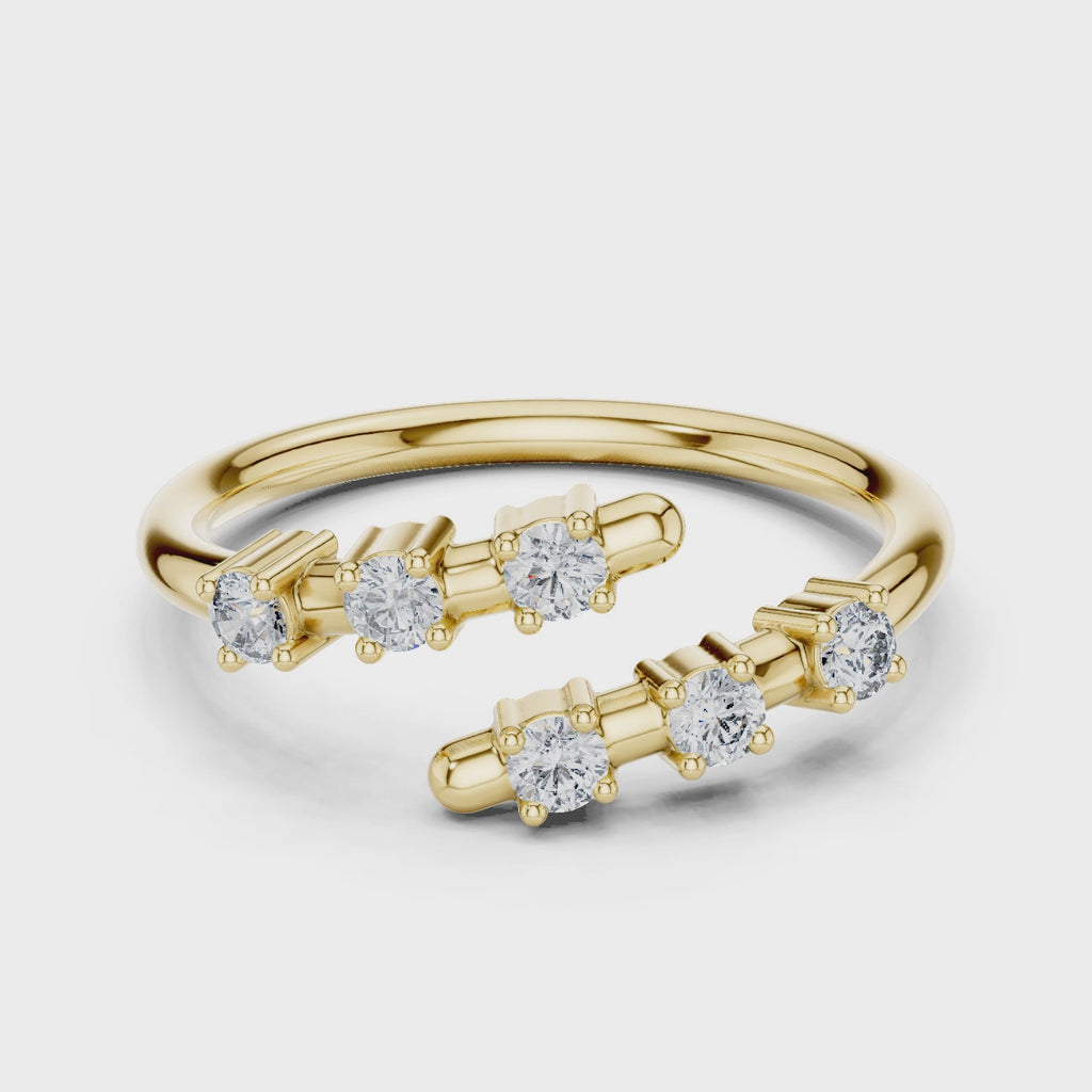 Allie Diamond Silver Band
