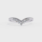 Ann Diamond Silver Band