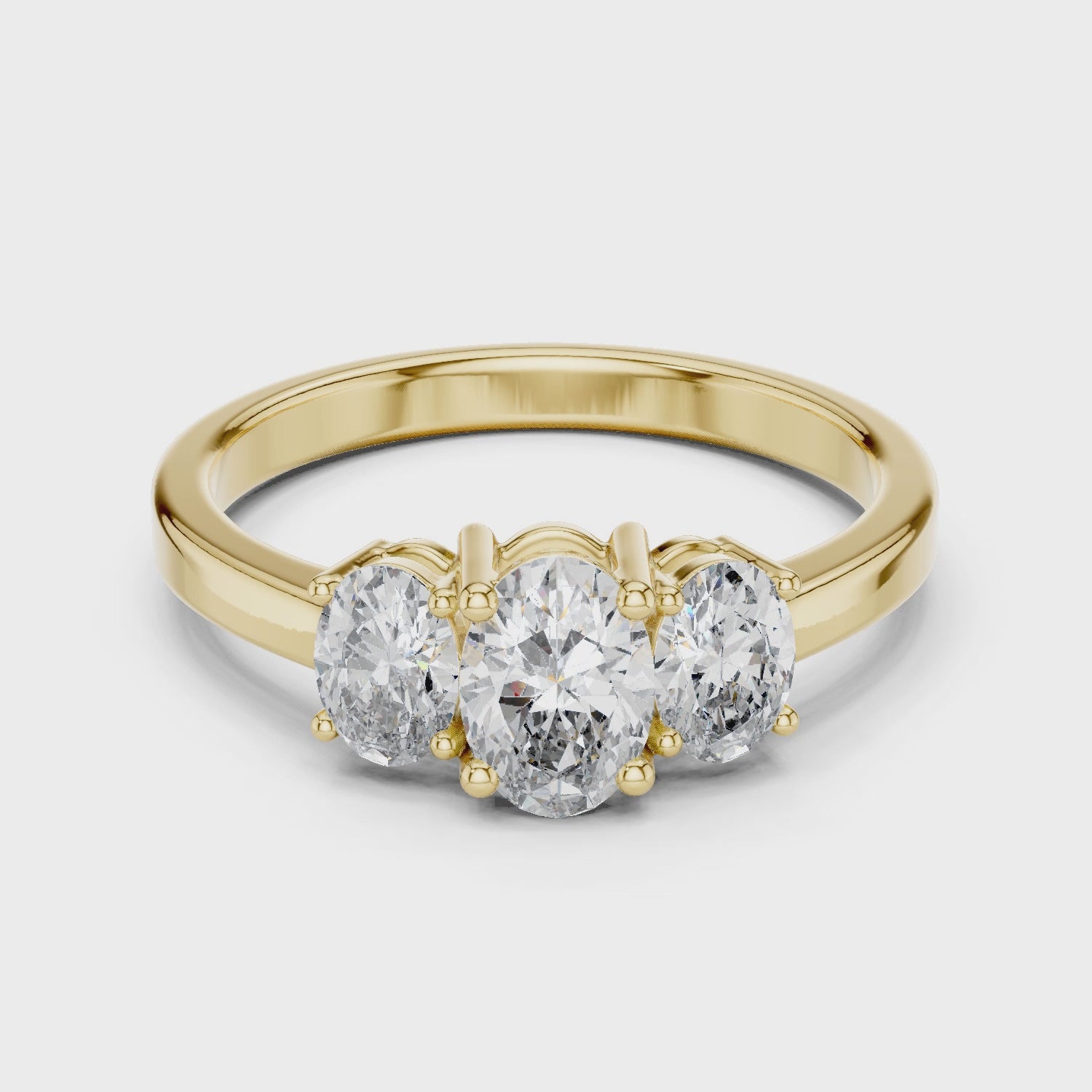 Carmen Three Stone Ring
