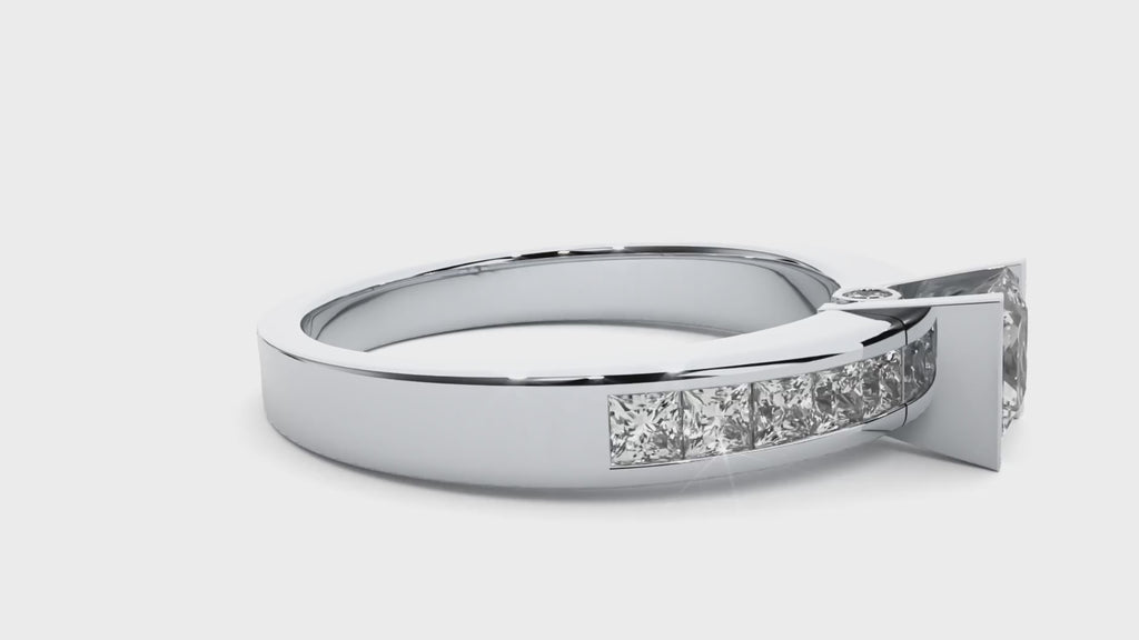 Taliyah Solitaire Silver Ring