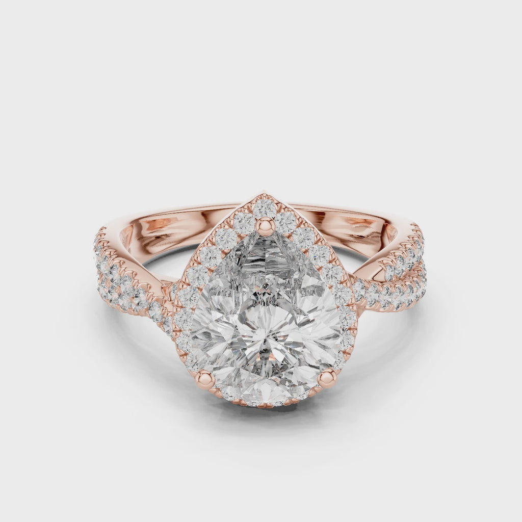 Sandra Solitaire Silver Ring