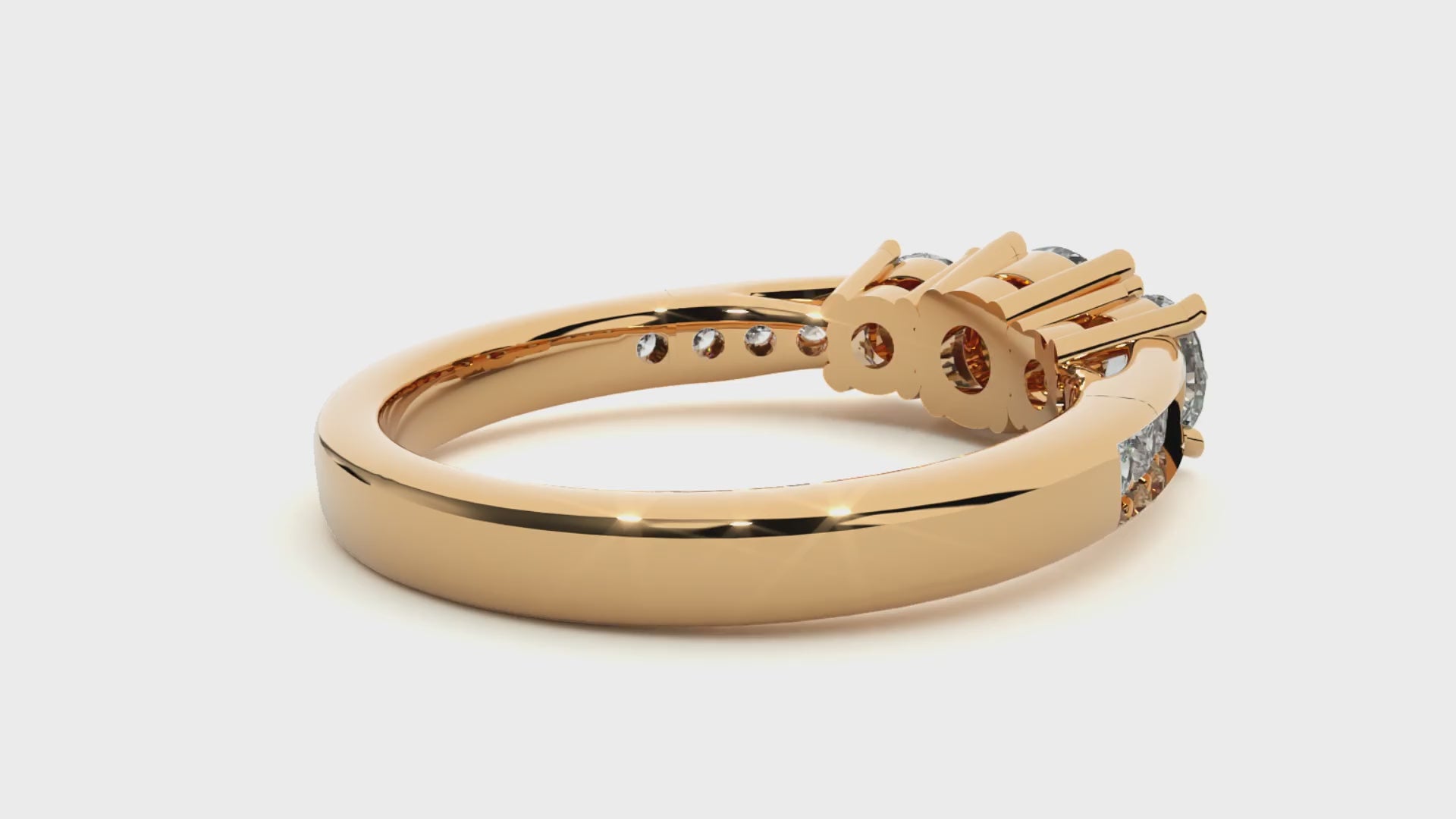 Mabel Three Stone Ring