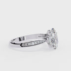 Azaria Solitaire Silver Ring