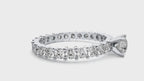 Tatum Solitaire Silver Ring