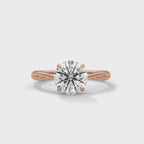 Keilani Solitaire Silver Ring