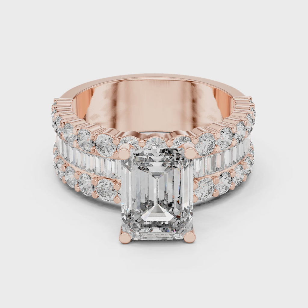 Olive Solitaire Ring