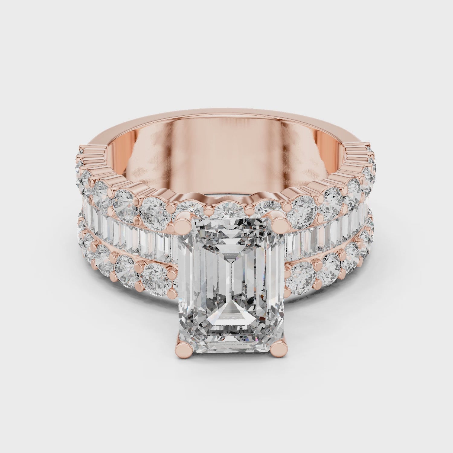 Olive Solitaire Ring