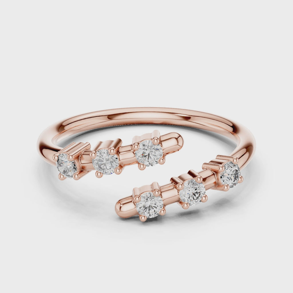 Allie Diamond Silver Band